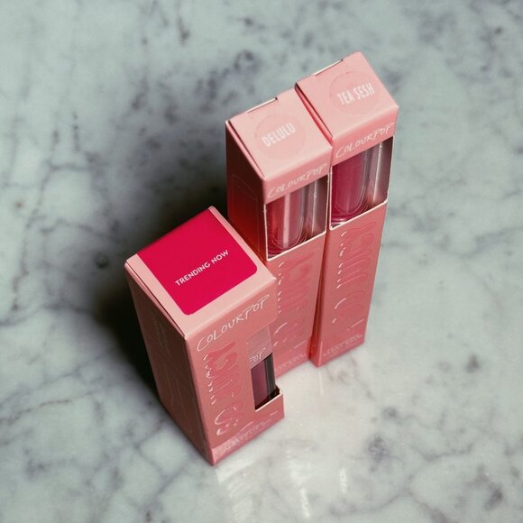 Colourpop So Juicy Plumping Glossy Lip Oil & Plumping Gloss Balm (2x) Set | NEW - Picture 2 of 8